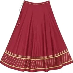 zankar creation Plain Roman Silk Lehenga Choli for Navratri Festival | Solid Color | Fully Stitched with Dupatta | Flared Festival for Women & Girls | Garba Dandiya Traditional Outfit-picture-17