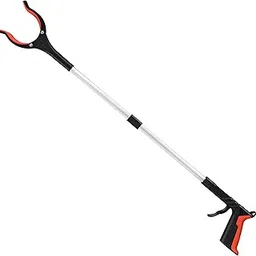 2022Newest Grabber Reacher Tool, 360° Rotating Head, Wide Jaw, 32" Foldable, Lightweight Handy Trash Claw Grabber for Elderly, Reaching Assist Tool for Trash Pick Up, Litter Picker, Arm Extension-picture-31