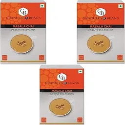 Granules n Beans Masala Chai Instant Tea Premix - (10 Sachet x 14g = 140g) (Pack of 3)-picture-37