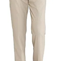 park avenue Men's Regular Fit Mid Rise Stripe Pattern Poly Viscose Blend Flat Front Formal Trouser-picture-19