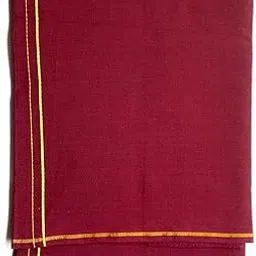 shri hari fabs Kambi Karai Cotton Solid Dhoti 2 Meter For Men-picture-25