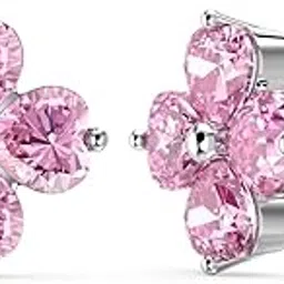kimiko 925 Silver Pink Heart Shaped Studs Earrings | Gifts for Girlfriend, Gifts for Women and Girls | With Certificate of Authenticity and 925 Stamp-picture-41