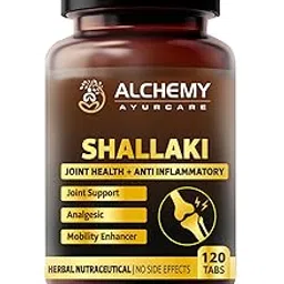 Shallaki Extract Tablets by Alchemy Ayurcare | 1000mg Boswellia Serrata Per Serving | Joint & Bone Support | Anti-Inflammatory, Ayurvedic Pain Relief Supplement 120 Vegan Tablets-picture-26