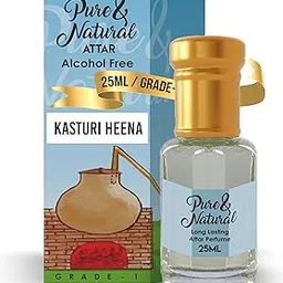 Parag Fragrances Kasturi Heena Attar 25Ml / 0% Alcohol/Pure & Natural Attar Series For Personal & Religious Use-image-84
