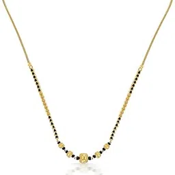 p. n. gadgil jewellers P.N.Gadgil Jewellers 22 Karat (916) BSI Hallmarked Yellow Gold Elysian Beads 8ModernMangalsutra For Women GMAN283-picture-10
