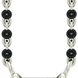 clara 925 Sterling Silver Square Mangalsutra Earring Chain Jewellery Set | Platinum Plated, Swiss Zirconia | Gift for Wife-picture-32