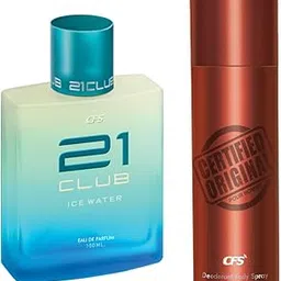 CFS 21 Ice Water EDP Long Lasting Perfume & Certified Brown Deodorant Body Spray-picture-41