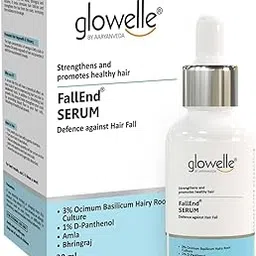 Glowelle FallEnd Hair Serum For Defence Against Hair Fall and strengthen healthy hair, Enriched with Amla & Bhringraj, for Men & Women - 30 ml image 1