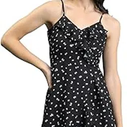 tokyo talkies Women's Sleeveless V-Neck Printed Dresses | Stylish Dresses | Casual Dresses-picture-23
