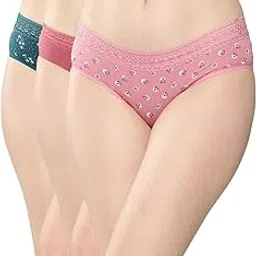 Printed Hipster Underwear for Women |Full Coverage Super Combed Cotton Stretch | Mid Waist Hipster Briefs|Women Panties-image-80