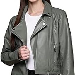 label ritu kumar Sage Green Biker Jacket-picture-15