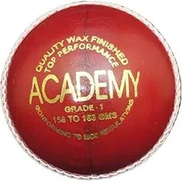Aj Sports Academy Red Leather Cricket Ball- Pack of 12 Ball-image-76