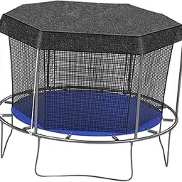 BNF® Sporting Goods-Fitness Running & Yoga-Fitness Equipment & Gear-Trampolines - Trampoline Cover Keep Cool Convenient Practical for Round Trampoline Playing 12 Feet for 8 Rods-picture-39