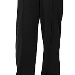 Jet Black Men and Boys Cotton Blend Loose Fit Korean Joggers-image-28