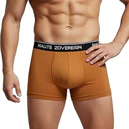 haute zovereign Men’s Cotton Trunk Underwear – Breathable Stretch Cotton, Moisture-Wicking, No-Marks Waistband – Innerwear for Men | Everyday Comfort-picture-49