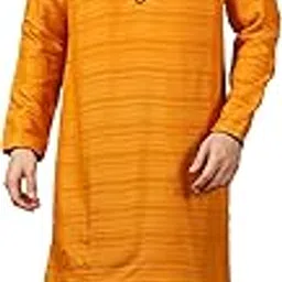 kuons avenue Men's Cotton Silk Casual Long Kurta | Mandarin Collar | Full Sleeves - Perfect for Ethnic Days-picture-50