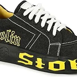 deino Canvas Lace-up Style Sneakers Low-top Casual Shoes for Men-picture-50