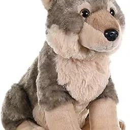 Wild Republic Cuddlekins 12" Wolf, Brown, 30.48 x 22.86 x 25.4 cm-picture-10