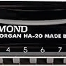 Suzuki B Flat Hammond Harmonica - Black Phosphor Bronze Reeds - Hardshell Case-picture-11