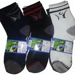 navkar crafts Ankle Socks Assorted Design Pack of 3 for Men-picture-30