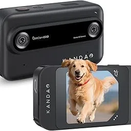 KanDao QooCam EGO 3D Camera, 24MP/8K Photos, 4K 60FPS Stereoscopic 3D VR Recording Camera, Compatible with VR Headsets/AR Glasses/Projectors - Immersive 3D Experience-image-34