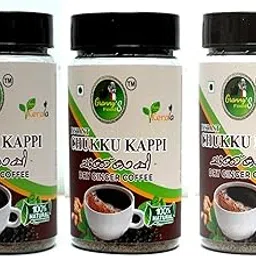 Granny's Foods Gf Instant Ground Ginger Coffee Bottle 450 Grams/Chukku Kappi/Dry Ginger Coffee 450 Grams (Super Saver Pack Of 3X1)/Traditional Flavor & Taste Of Kerala-image-9