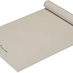 Gaiam Yoga Mat Premium Solid Color Non Slip Exercise & Fitness Mat for All Types of Yoga, Pilates & Floor Workouts, Sandstone, 5mm-picture-47