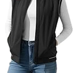 maykr Women’s Trendy Sleeveless Bomber Jacket-picture-12