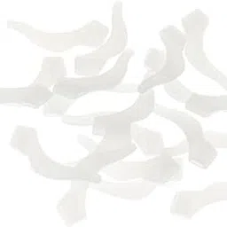 JAZZY PEARLS 10 Pairs Silicone Eye Glasses Temple Tips Ear Hooks Grip Holder White image 1