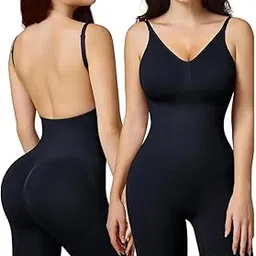 Shapewear Bodysuit for Women, Lightweight Full Body Shaper for Women Tummy Control, Thigh Compression Thong, Butt Lifter Bodysuit Shapewear for Women-image-25