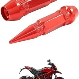 LOVMOTO Universal 2PC Spiked Aluminum Stem Valve Caps Dustproof Tire Wheel Stem Caps for Cars,SUVs,Trucks Bicycles and Motorcycles Comfortable with Hyper-mot-ard-picture-65