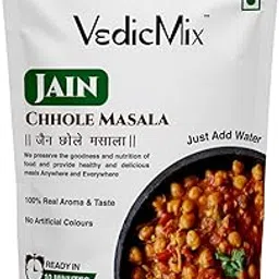 VEDICMIX Jain Chhole Masala Ready to Eat | Just Heat and Eat | No Onion No Garlic, Meal Ready In 10 Minutes | Flavourful & Authentic Taste-picture-31