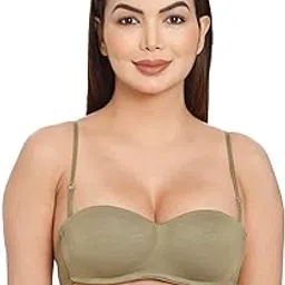 ilraso Heidi Balconette Rayon Bra for Women Padded Non Wired & Demi Coverage-picture-15
