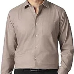 van heusen Men's Solid Regular Fit Shirt-picture-38