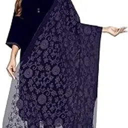 avni n anvi AvniNAnvi Women's Organza Arm Warmers (SNS-ACC-19_Blue_Free Size)-picture-45