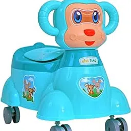 1st Step Baby Musical Potty Chair With Wheels, Music And Detachable Inner Bowl Potty Box (Mint Green)-picture-35
