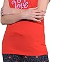 dollar Missy Women's Combed Cotton T-Shirt Capri Night Suit-picture-12