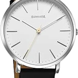 sonata Ascent Quartz Analog Pearlised White Dial Watch for Men-picture-21