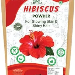 Lipika Hibiscus Flower Powder for Face Pack and Hair Mask, Natural Pure Hibiscus Rosa-Sinensis Hair & Skin Care, Gudhal Ka Phool Powder For Dull Hair & Dry Scalp - 100gm-image-44