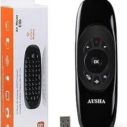 Aargo Tech 3 in 1 Universal Air Mouse Remote with Keyboard, Wireless Keyboard, Wireless Control, 2.4 Ghz Wireless Connection, Fly Mouse Smart Remote Support with PC, Smart TV, Android TV, Projector-image-29