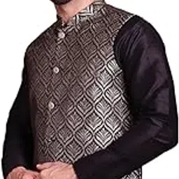 jompers Men's Woven design Waistcoat-picture-27