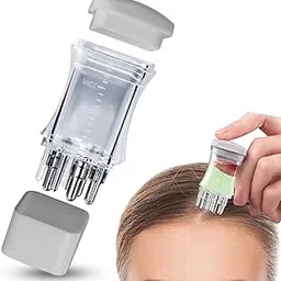 Hair Oil Applicator with 6ml Tank, 5 Ball Heads, 6 Massage Teeth for Scalp Massage, Anti Hair Loss Lotion Dispenser, Scalp Massager for Essential Oil for Hair Growth (Square Shape Applicator) (SA-01)-image-82