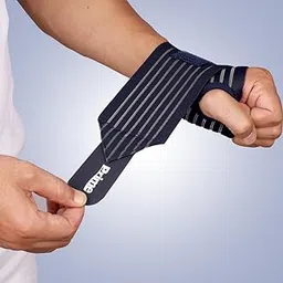 Prime Wrist Binder with Thumb - Slight distortions, Sprains & Strains in the wrist, Carpal tunnel syndrome, Tendonitis, Prevention from wrist injury-picture-12