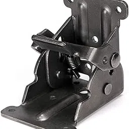 Honbuty Table Leg Folding Brackets, Foldable Hinge Hardware, Self- Lock Extension Collapsible Shelf Bracket Support for Bed Leg, Wall Shelf, Saving Space-picture-36