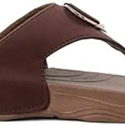 Cozy Wear Women Flats (Brown, 8) | Flats for Women | Synthetic-image-49