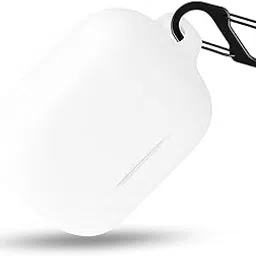 LIRAMARK Silicone Cover Case with Carabiner Compatible with Soundcore K20i (White)-picture-37