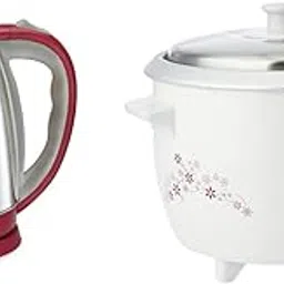 Prestige 1.5 Litre Kettle 1500-watts, Red + Prestige Delight PRWO 1-Litre Electric Rice Cooker (White)-image-59