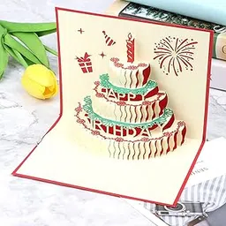 Party Propz Greeting Card for Birthday - Stunning Pop-Up 3D Greeting Cards | Happy Birthday Card for Men, Best Friend, Boyfriend, Husband, Wife, Boys | Birthday Cards with Envelopes for Birthday Gift-image-55
