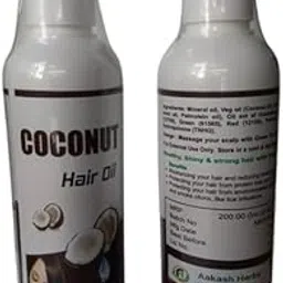 Aakash Herbs Coconut Hair Oil, 200ml | Natural Nourishing Formula for Strong, Shiny & Healthy Hair | Enriched with Pure Coconut Extracts for Deep Conditioning & Scalp Care | Suitable for All Hair Types-picture-34