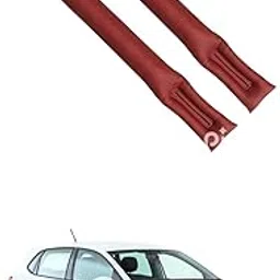 LOVMOTO Universal Car Gap Filler Organiser Car Seat Gap Filler, Car Seat Gap Organiser, PU Leather Car Accessories, Car Seat Console Side Pockets for Storage Comfortable With Po-lo-picture-32